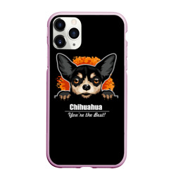Чехол для iPhone 11 Pro Max матовый Чихуахуа Chihuahua
