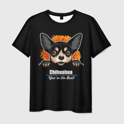 Мужская футболка 3D Чихуахуа Chihuahua