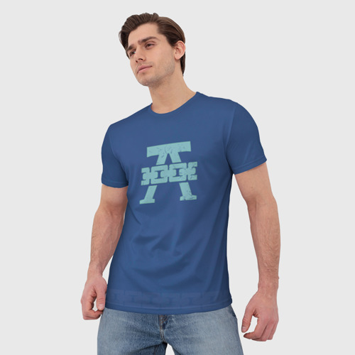 Мужская футболка 3D с принтом Альфа Легион цвет легиона до Ереси, фото на моделе #1