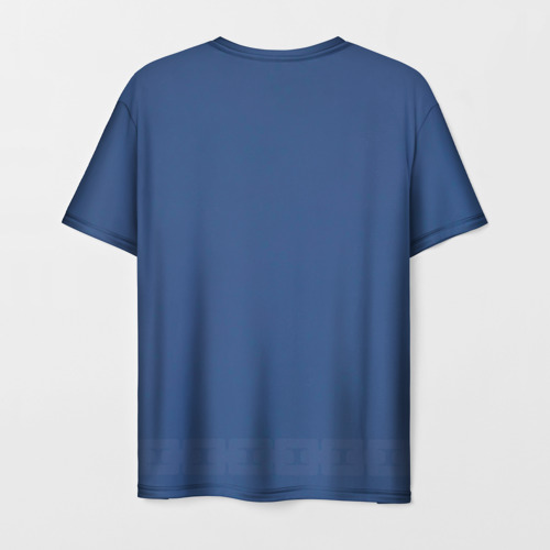 Мужская футболка 3D с принтом Альфа Легион цвет легиона до Ереси, вид сзади #1