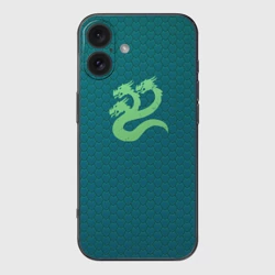 Чехол для iPhone 16 силиконовый с защитой камеры Альфа Легион чешуя креатив