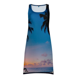 Пляжное настроение – Платье-майка 3D с принтом купить