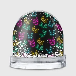 Игрушка Снежный шар Неоновые котики neon faces cats