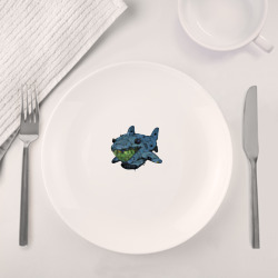 Набор: тарелка + кружка Жаба - капитан подводной лодки - фото 2