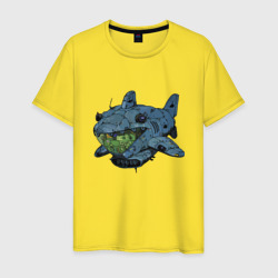 Мужская футболка хлопок Жаба - капитан подводной лодки