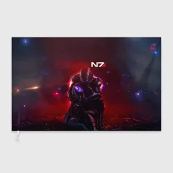Флаг 3D Mass Effect N7 Shepard