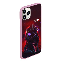 Чехол для iPhone 11 Pro Max матовый Mass Effect N7 Shepard - фото 2