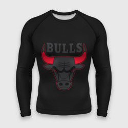 Мужской рашгард 3D Chicago bulls Чикаго буллс ярость быка