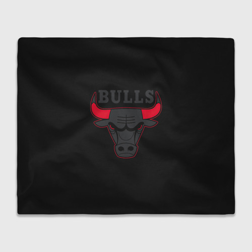 Плед 3D Chicago bulls Чикаго буллс ярость быка, цвет 3D (велсофт)