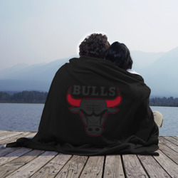 Плед 3D Chicago bulls Чикаго буллс ярость быка - фото 2