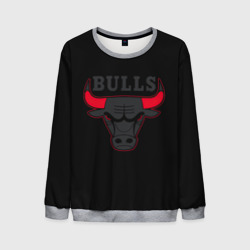 Мужской свитшот 3D Chicago bulls Чикаго буллс ярость быка