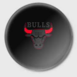 Значок Chicago bulls Чикаго буллс ярость быка