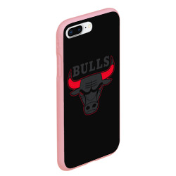 Чехол для iPhone 7Plus/8 Plus матовый Chicago bulls Чикаго буллс ярость быка - фото 2