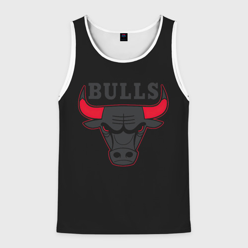 Мужская майка 3D Chicago bulls Чикаго буллс ярость быка