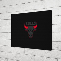 Холст прямоугольный Chicago bulls Чикаго буллс ярость быка - фото 2