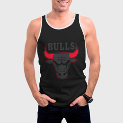 Мужская майка 3D Chicago bulls Чикаго буллс ярость быка - фото 2