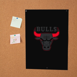 Постер Chicago bulls Чикаго буллс ярость быка - фото 2