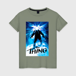 Женская футболка хлопок The Thing "Нечто" Фильм 1982