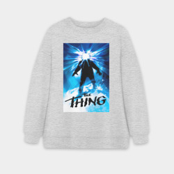 Женский свитшот oversize без начеса хлопок The Thing "Нечто" Фильм 1982