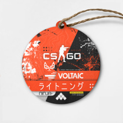 Деревянная игрушка круг CS:GO Blood Sport Кровавый спорт