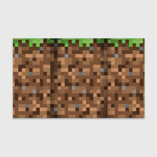Бумага для упаковки 3D Земля dirt Minecraft