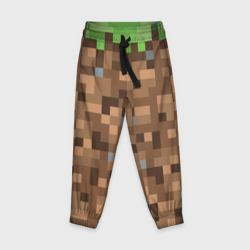 Детские брюки 3D Земля dirt Minecraft