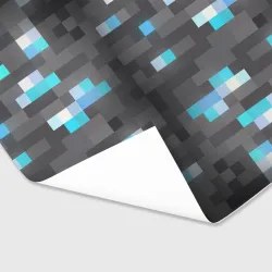 Бумага для упаковки 3D Алмазная руда diamond ore mincraft - фото 2