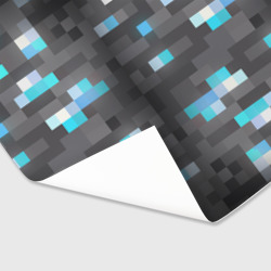 Бумага для упаковки 3D Алмазная руда diamond ore mincraft - фото 2
