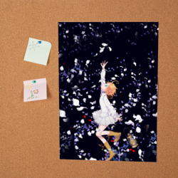 Постер Эмма среди цветов обещанный неверленд - фото 2