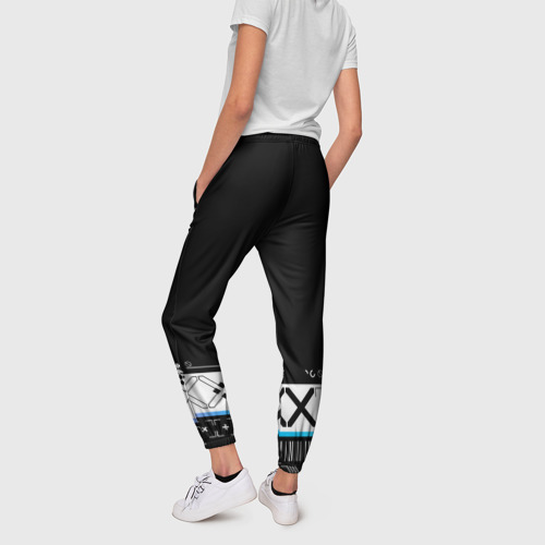 Женские брюки 3D с принтом GAMBIT CS:GO | Printstream, вид сзади #2