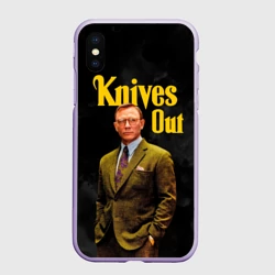 Чехол для iPhone XS Max матовый Достать ножи Knives Out