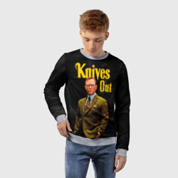 Детский свитшот 3D Достать ножи Knives Out - фото 2