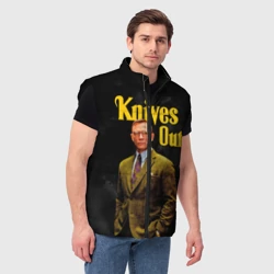 Мужской жилет утепленный 3D Достать ножи Knives Out - фото 2