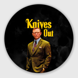 Круглый коврик для мышки Достать ножи Knives Out