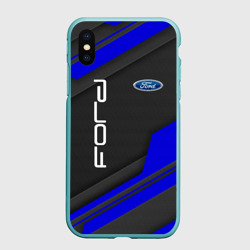 Чехол для iPhone XS Max матовый Ford Форд авто