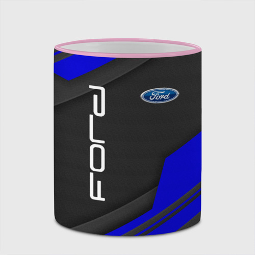 Кружка с полной запечаткой Ford Форд авто, цвет Кант розовый - фото 4
