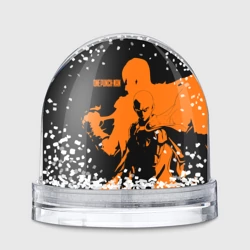 Игрушка Снежный шар Сайтама образ в силуэте One Punch-Man