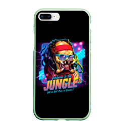 Чехол для iPhone 7Plus/8 Plus матовый Predator in the jungle