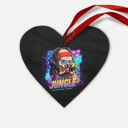 Деревянная игрушка Сердце Predator in the jungle