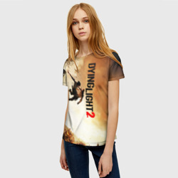 Женская футболка 3D Dying light 2 новый мир - фото 2
