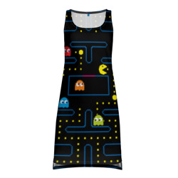 Платье-майка 3D Пиксельный Пакман