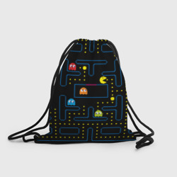 Рюкзак-мешок 3D Пиксельный Пакман