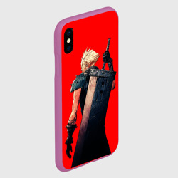 Чехол для iPhone XS Max матовый Клауд С мечом final fantasy - фото 2