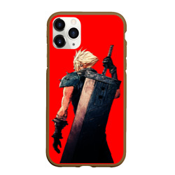 Чехол для iPhone 11 Pro Max матовый Клауд С мечом final fantasy