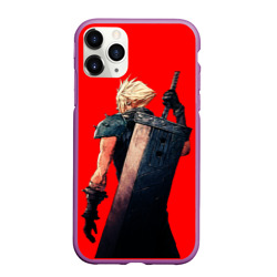 Чехол для iPhone 11 Pro Max матовый Клауд С мечом final fantasy