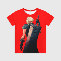 Детская футболка 3D Клауд С мечом final fantasy