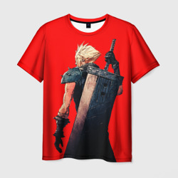 Мужская футболка 3D Клауд С мечом final fantasy