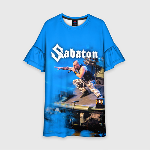 Детское платье 3D Йоаким Броден на танке Sabaton, цвет 3D печать