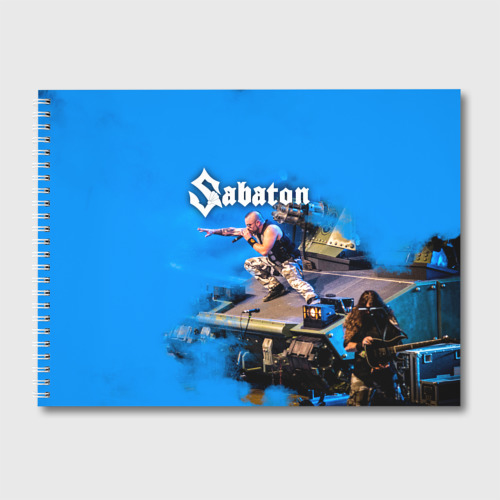 Альбом для рисования Йоаким Броден на танке Sabaton