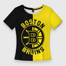 Женская футболка 3D Slim Boston Bruins, Бостон Брюинз